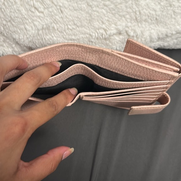 Authentic Gucci GG Marmont flap bi fold wallet light pink - Picture 8 of 10